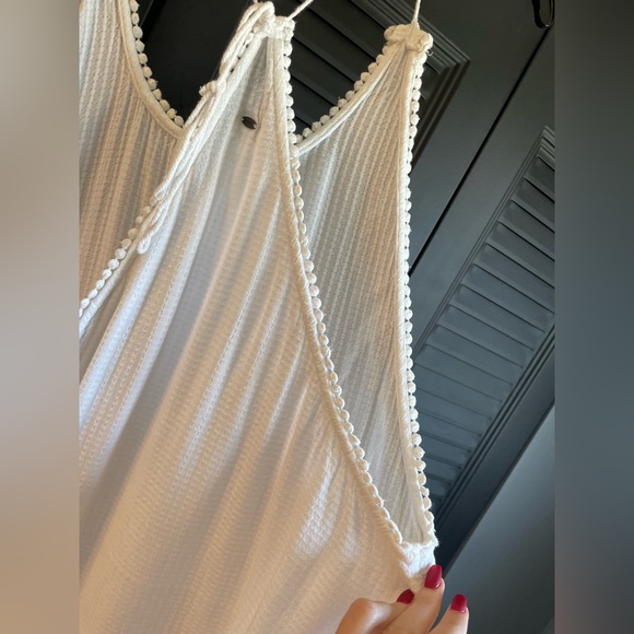 O’Neill L White Midi Beach Coverup Dress - Picture 4 of 10